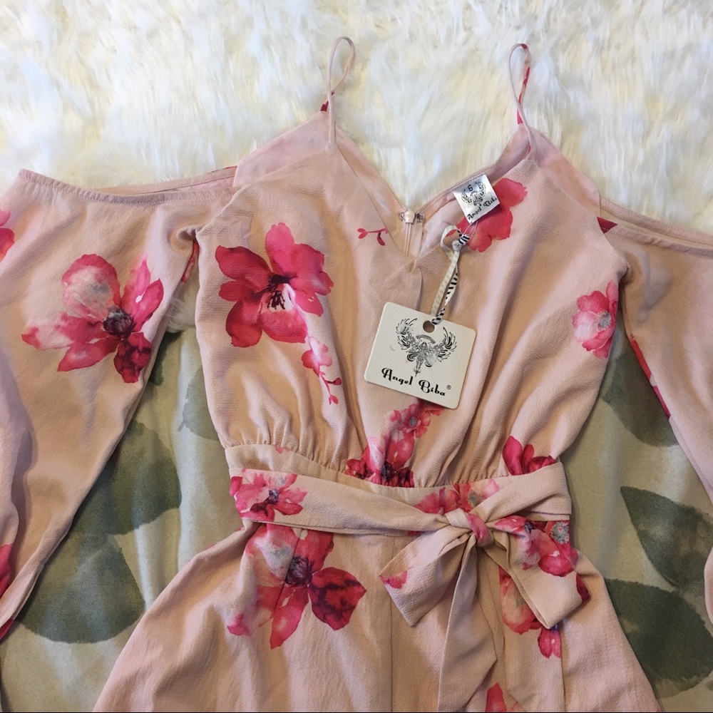 Angel Biba Floral Romper • New from a Boutique